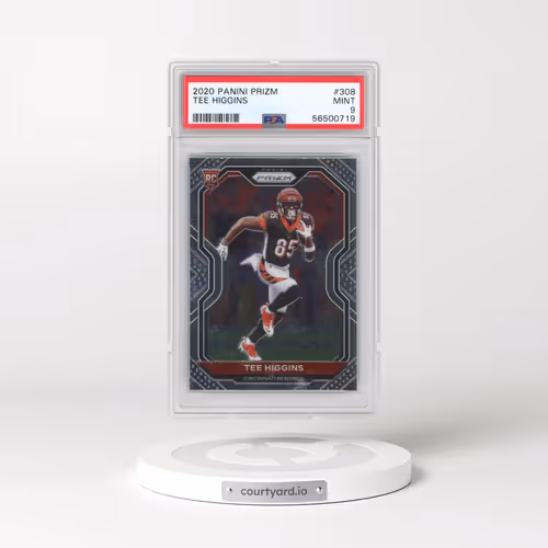 2020 Panini Prizm #308 Tee Higgins (PSA 9 MINT)