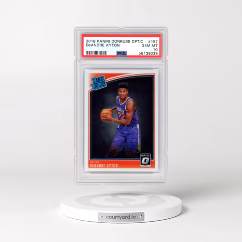 2018 Panini Donruss Optic #157 DeAndre Ayton (PSA 10 GEM MINT)