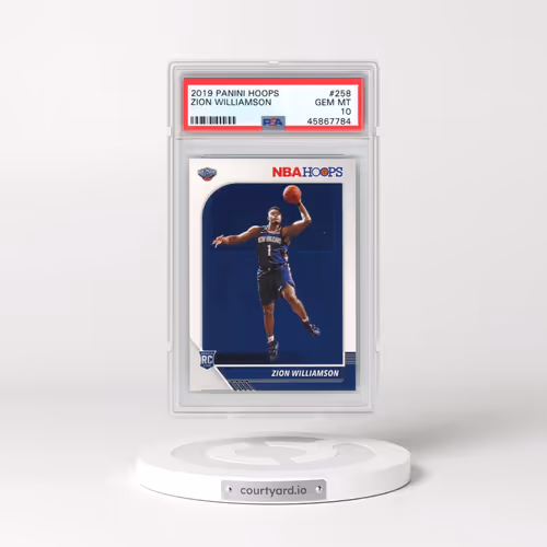 2019 Panini Hoops #258 Zion Williamson (PSA 10 GEM MINT)