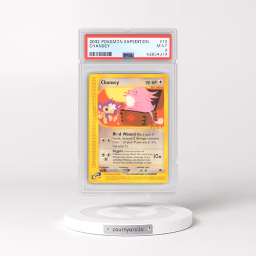 2002 Expedition #72 Chansey (PSA 9 MINT)