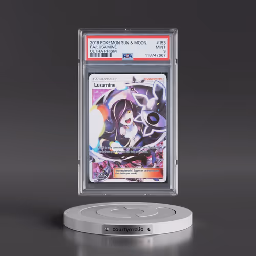 2018 Pokémon Sun & Moon Ultra Prism #153 Lusamine - Full Art (PSA 9 MINT)