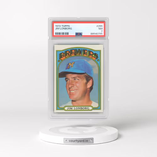 1972 Topps #255 Jim Lonborg (PSA 7 NM)