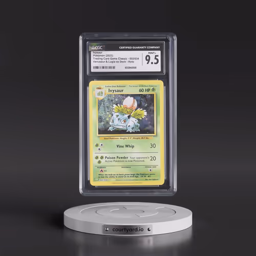 2023 Pokémon CLV-Trading Card Game Classic Venusaur & Lugia EX Deck #002 Ivysaur (CGC 9.5 MINT+)