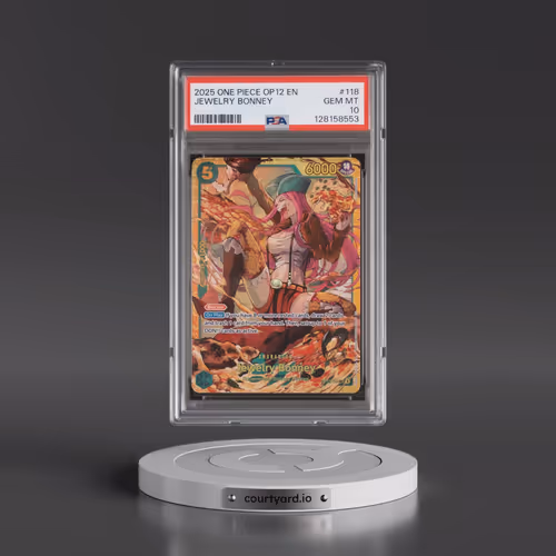 2025 One Piece OP12-Legacy of the Master #118 Jewelry Bonney (PSA 10 GEM MINT)