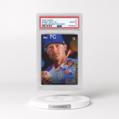 2022 Topps Game Within the Game #6 Bobby Witt Jr. (PSA 10 GEM MINT)