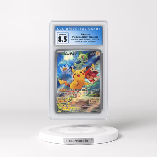 2022 Scarlet & Violet Promos #001/SV-P Pikachu - Scarlet & Violet Pre-Order (CGC 8.5 NM-MT+)