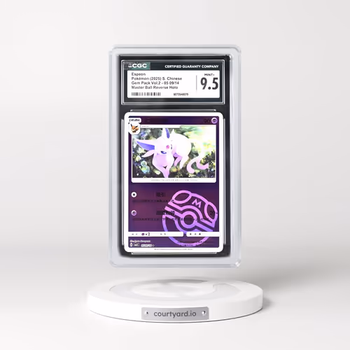 2025 Gem Pack Volume 2 - CBB2C - Simplified #05 09/14 Espeon - Reverse Holo Master Ball (CGC 9.5 MIN