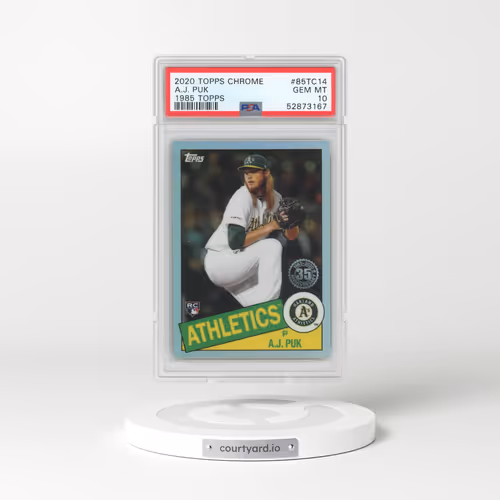 2020 Topps Chrome 1985 Topps #85TC14 A.J. Puk (PSA 10 GEM MINT)