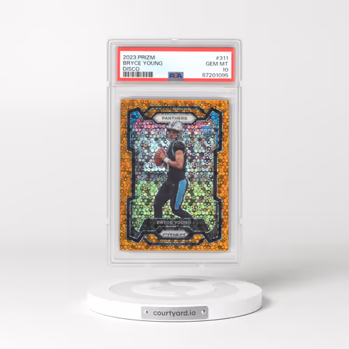 2023 Panini Prizm #311 Bryce Young - Disco Prizm (PSA 10 GEM MINT)