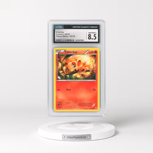 2012 Plasma Storm #15/135 Chimchar (CGC 8.5 NM-MT+)