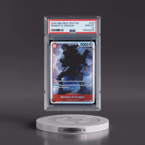 2024 One Piece OP07-500 Years in the Future #015 Monkey D. Dragon (PSA 10 GEM MINT)