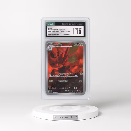 2023 Ruler of the Black Flame #116/108 Scizor - Art Rare (CGC 10 GEM MINT)