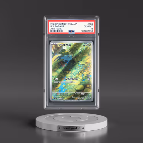 2023 Pokémon Sv2a-Pokemon 151 #166 Bulbasaur - Art Rare (PSA 10 GEM MINT)