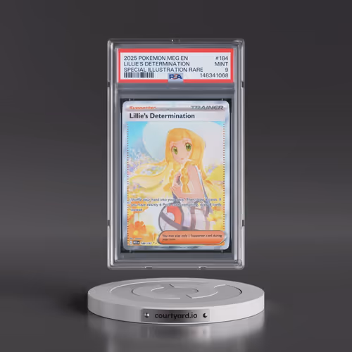 2025 Pokémon Meg EN-Mega Evolution #184 Lillie's Determination - Special Illustration Rare (PSA 9 MI