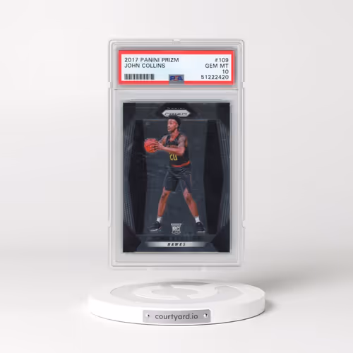 2017 Panini Prizm #109 John Collins (PSA 10 GEM MINT)