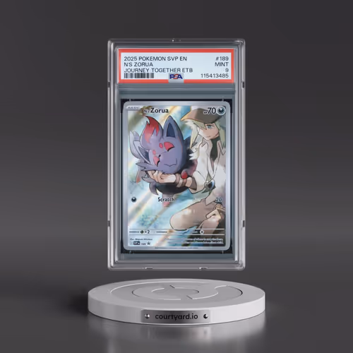 2025 Pokémon Svp EN-SV Black Star Promo #189 N's Zorua - Journey Together Elite Trainer Box (PSA 9 M