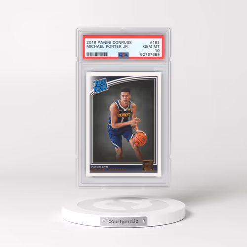 2018 Panini Donruss #182 Michael Porter Jr. (PSA 10 GEM MINT)