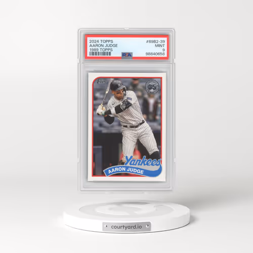 2024 Topps 1989 Topps Baseball #89B2-39 Aaron Judge - Series 2 (PSA 9 MINT)