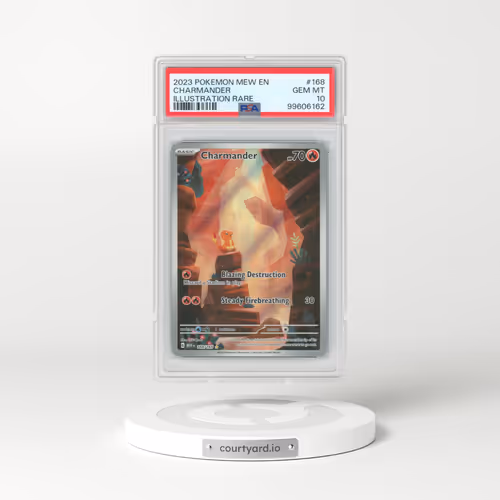 2023 Pokémon Mew EN-151 #168 Charmander - Illustration Rare (PSA 10 GEM MINT)