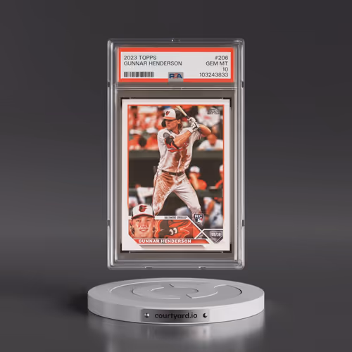 2023 Topps #206 Gunnar Henderson (PSA 10 GEM MINT)