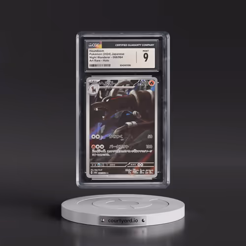 2024 Night Wanderer #066/064 Houndoom - Art Rare (CGC 9 MINT)