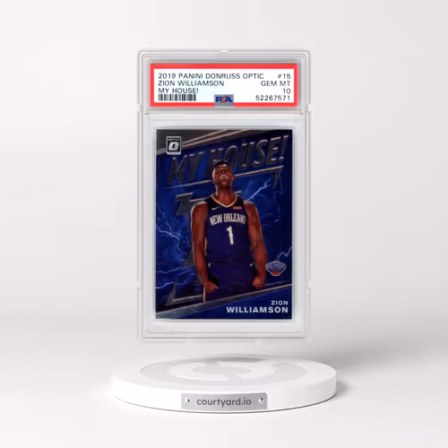 2019 Panini Donruss Optic My House! #15 Zion Williamson (PSA 10 GEM MINT)