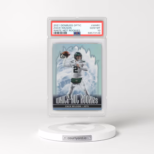 2021 Panini Donruss Optic White Hot Rookies #WHR1 Zach Wilson (PSA 10 GEM MINT)