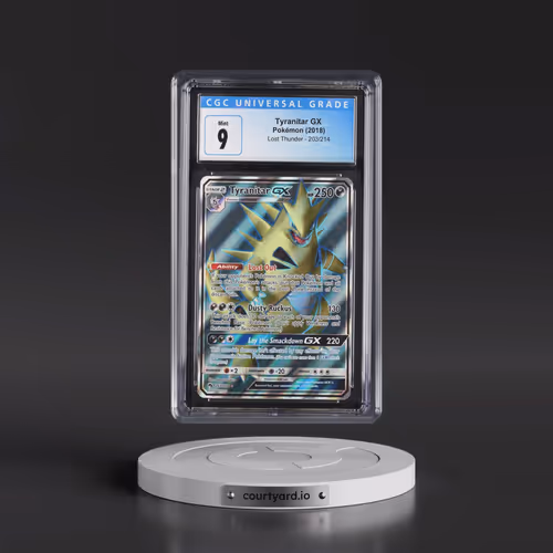 2018 Lost Thunder #203/214 Tyranitar GX - Holo (CGC 9 MINT)
