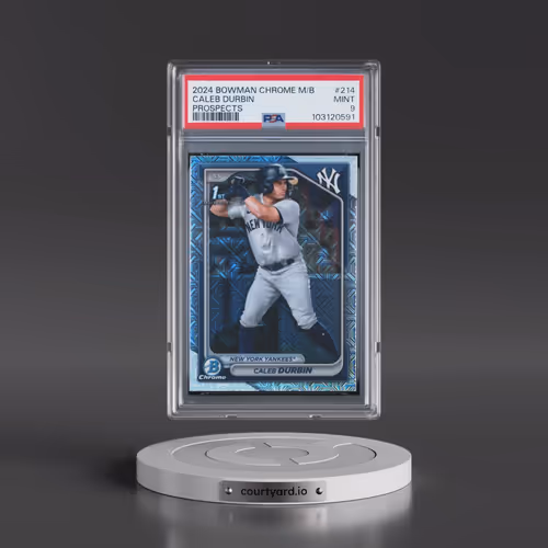 2024 Bowman Mega Box Chrome Prospects #214 Caleb Durbin (PSA 9 MINT)