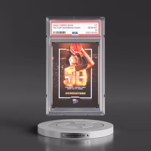 2024 Topps Now #7 Victor Wembanyama (PSA 10 GEM MINT)