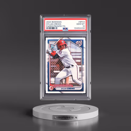 2024 Bowman Paper Prospects #BP23 Dylan Crews (PSA 10 GEM MINT)