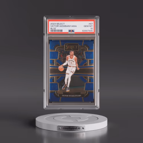 2023 Panini Select #87 Victor Wembanyama - Blue (PSA 10 GEM MINT)