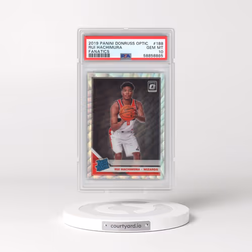 2019 Panini Donruss Optic #188 Rui Hachimura - Fanatics (PSA 10 GEM MINT)