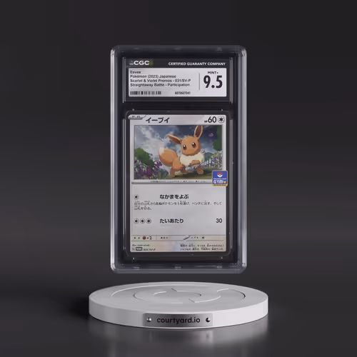 2022 Scarlet & Violet Promos #031/SV-P Eevee - Straightaway Battle Participation (CGC 9.5 MINT+)