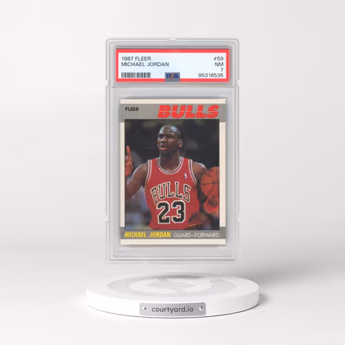 1987 Fleer #59 Michael Jordan (PSA 7 NM)