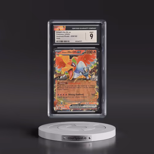 2025 Pokémon Dri EN-Destined Rivals #039 Ethan's HO-Oh EX - Holo (CGC 9 MINT)
