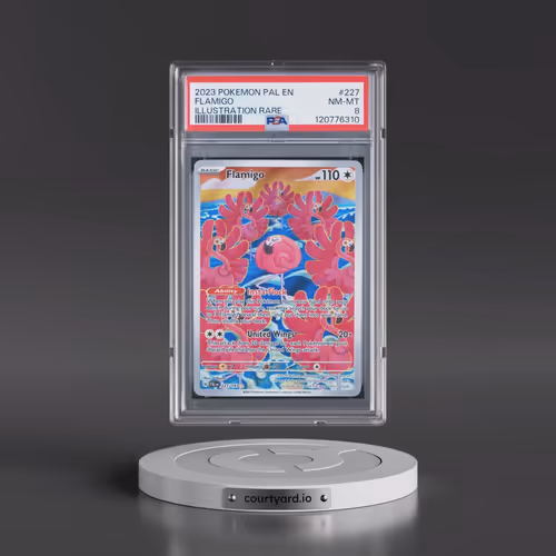 2023 Pokémon Pal EN-Paldea Evolved #227 Flamigo - Illustration Rare (PSA 8 NM-MT)