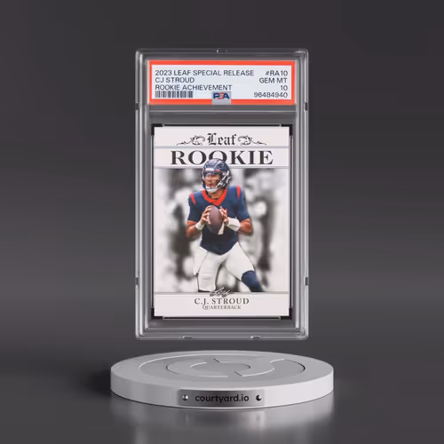 2023 Leaf Special Release Rookie Achievement #RA10 CJ Stroud (PSA 10 GEM MINT)