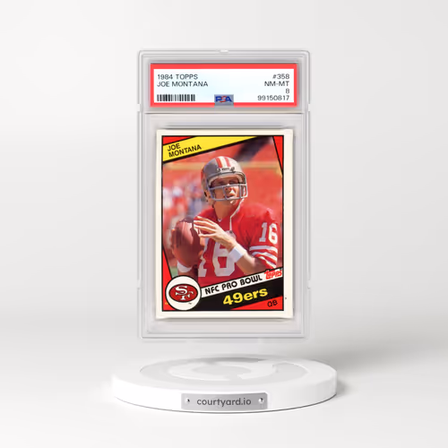 1984 Topps #358 Joe Montana (PSA 8 NM-MT)