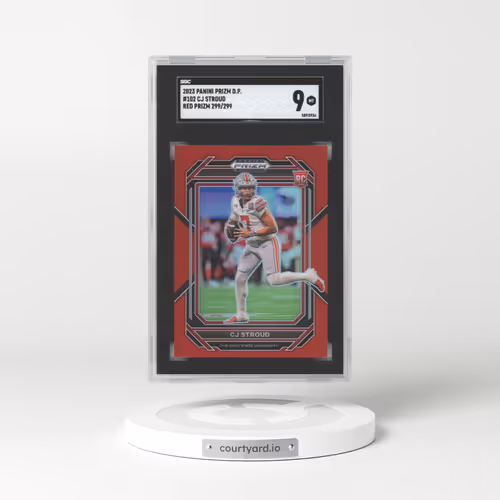 2023 Panini Prizm Draft Picks #102 CJ Stroud - Red Prizm (SGC 9 MINT)