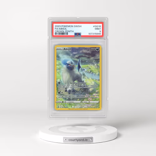 2023 Pokémon Sword and Shield Crown Zenith #GG16 Absol - Full Art (PSA 9 MINT)