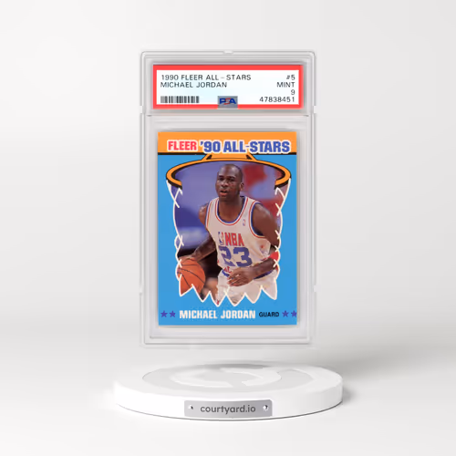 1990 Fleer All-Stars #5 Michael Jordan (PSA 9 MINT)