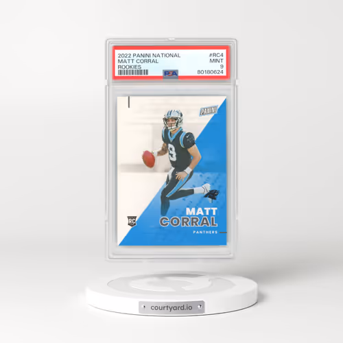 2022 Panini National Rookies #RC4 Matt Corral (PSA 9 MINT)
