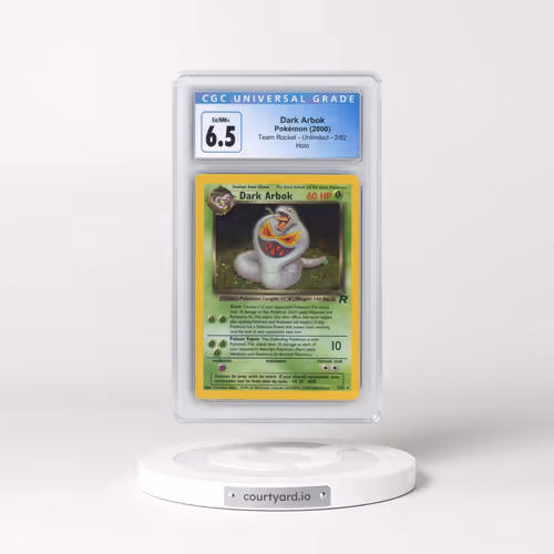 1999 Team Rocket #2/82 Dark Arbok - Holo (CGC 6.5 EX-NM+)