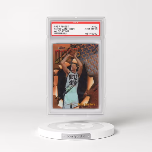 1997 Finest #102 Keith Van Horn - w/Coating (PSA 10 GEM MINT)