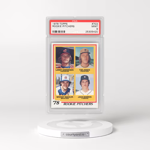 1978 Topps #703 Rookie Pitchers (PSA 9 MINT)