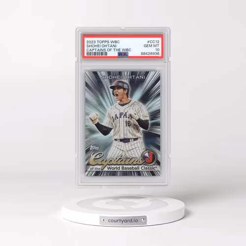 2023 Topps World Baseball Classic Captains of the Wbc #CC12 Shohei Ohtani (PSA 10 GEM MINT)