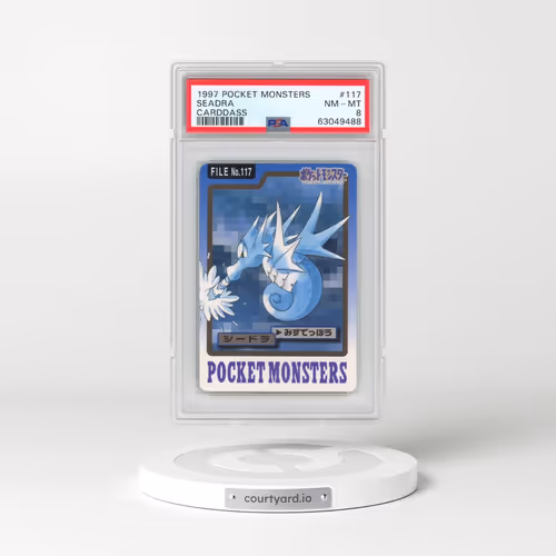 1997 Pocket Monsters Carddass #117 Seadra (PSA 8 NM-MT)