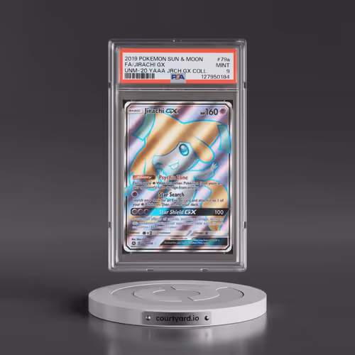 2019 Pokémon Sun & Moon Unified Minds #79a Jirachi GX - Holo Full Art 2020 Yellow A Alternate Art Ji