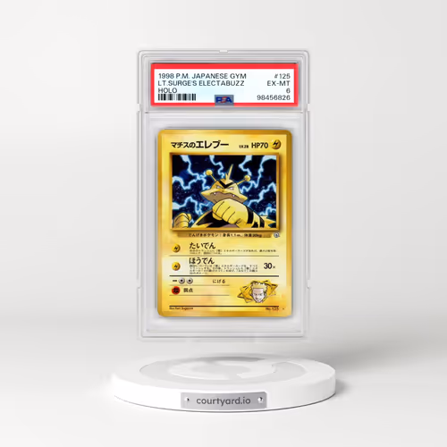 1998 Pokémon Gym #125 LT. Surge's Electabuzz - Holo (PSA 6 EX-MT)
